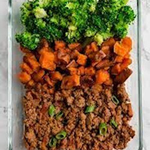 Beef, Sweet Potato, and Broccoli
