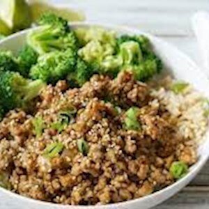 Turkey, Brown Rice, and Broccoli