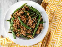 Turkey, Brown Rice, and Green Beans Turkey, Brown Rice, and Green Beans