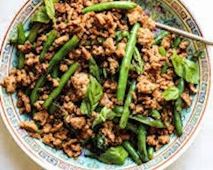 Beef, Brown Rice, Green Beans Beef, Brown Rice, Green Beans
