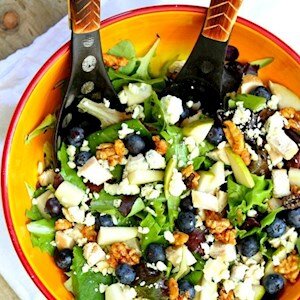 (Keto Salad) Blueberry Walnut Chicken Salad
