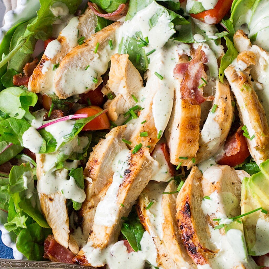 (Keto Salad) BLT Salad