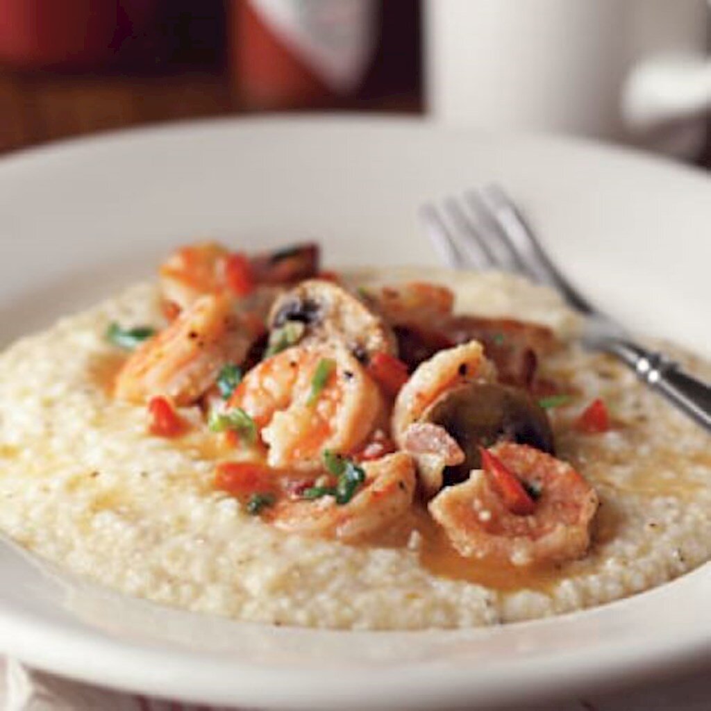 (E) Shrimp & Grits