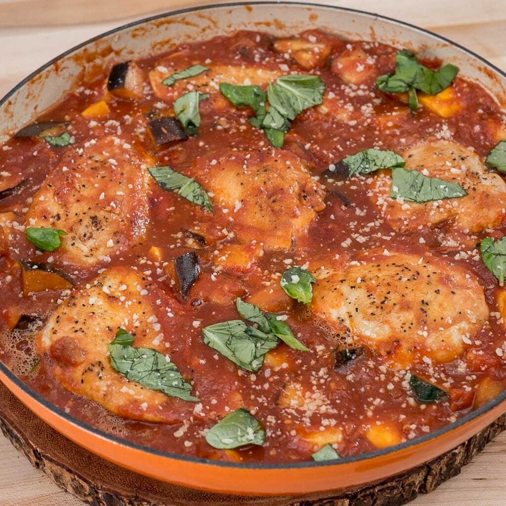 (E) Chicken Ratatouille