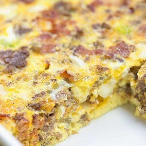 (Keto Breakfast) Keto Breakfast Bake