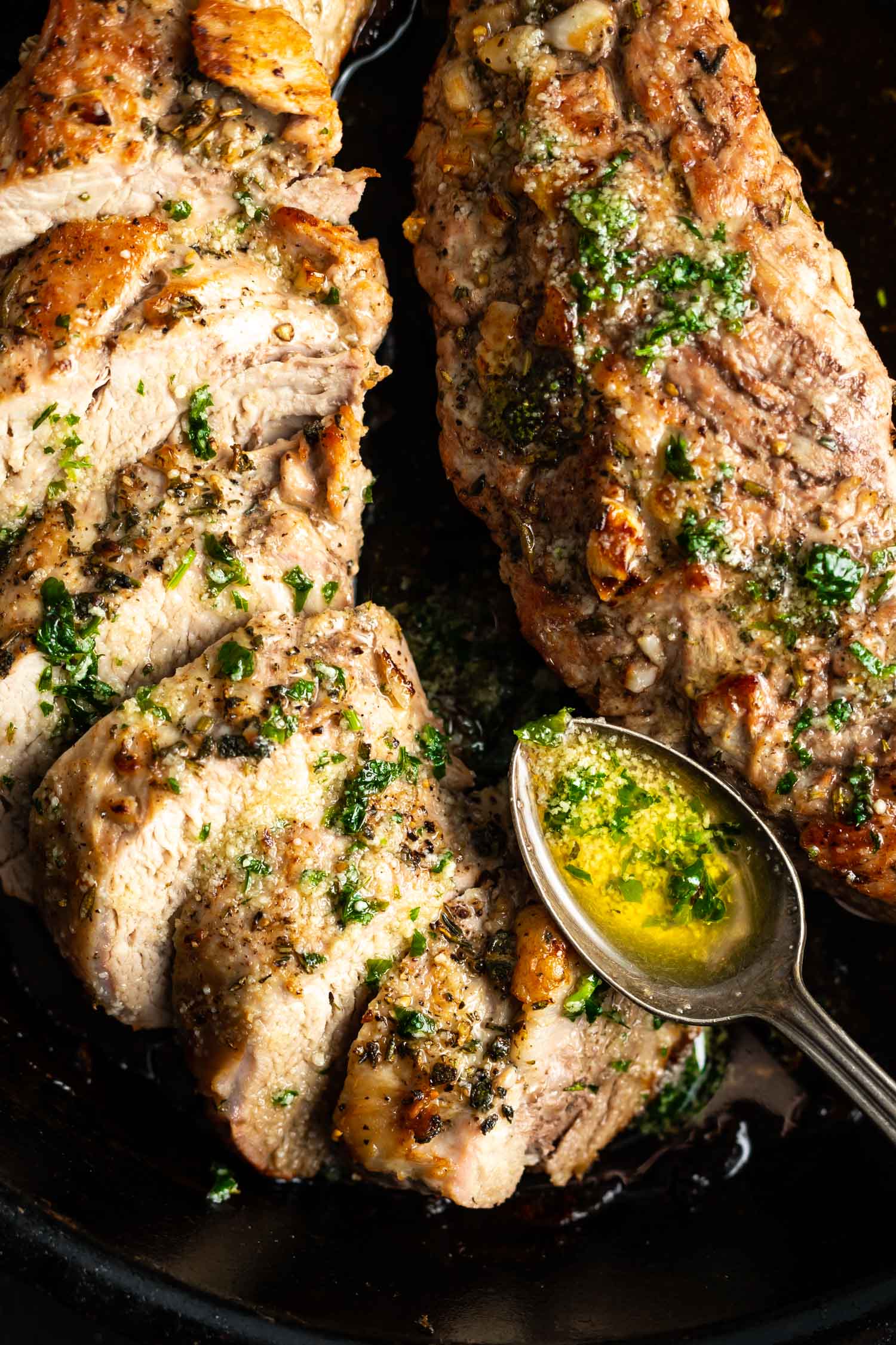 (Keto Entree) Garlic Herb Pork