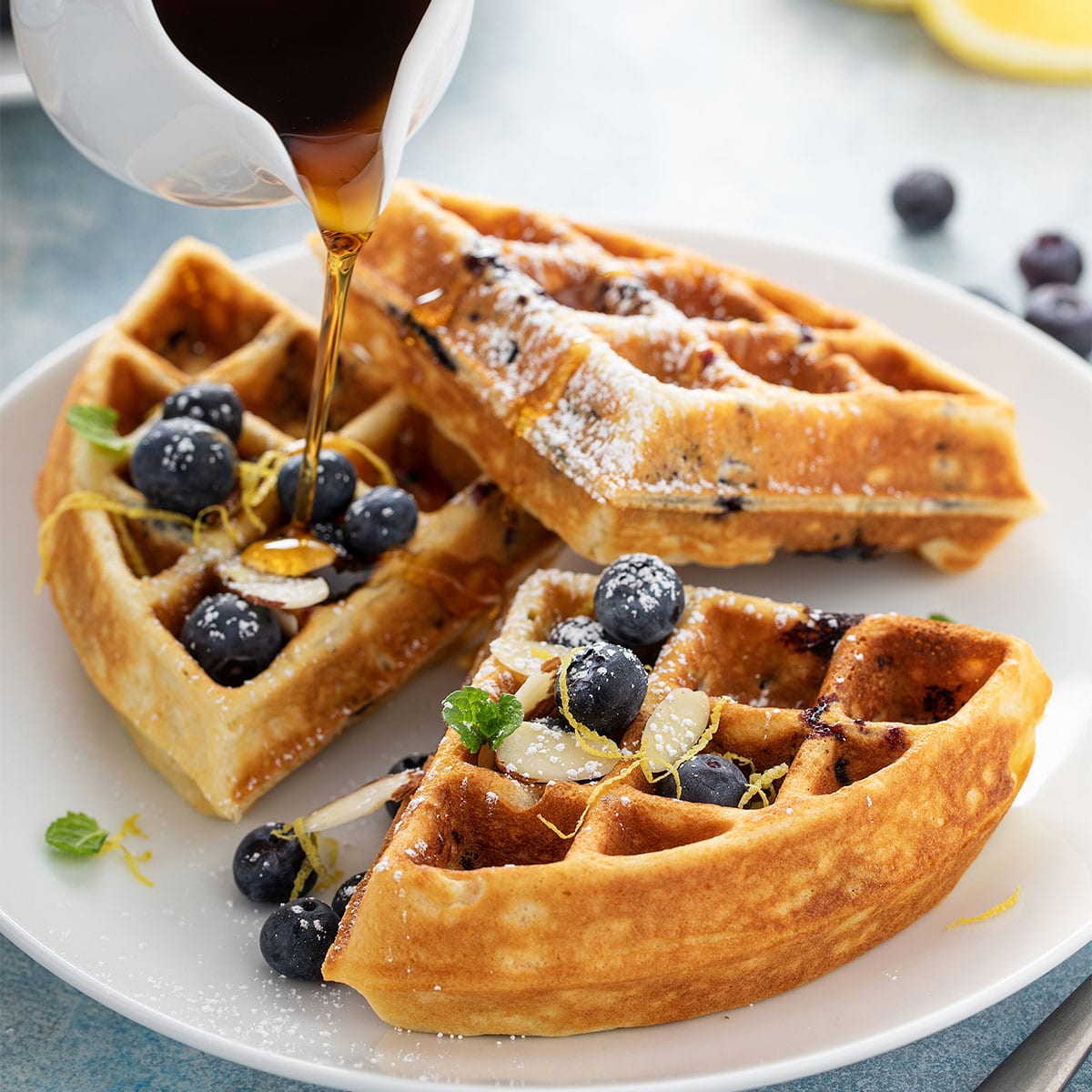 (Breakfast) Blueberry Waffle