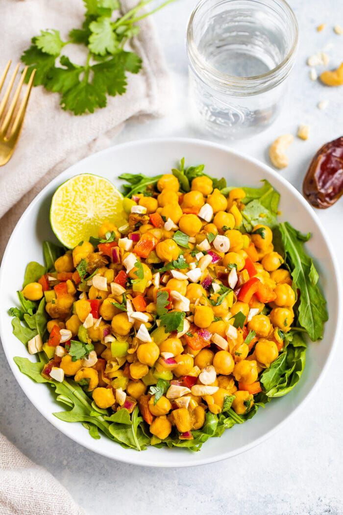 (Salad) Curried Chickpea Salad
